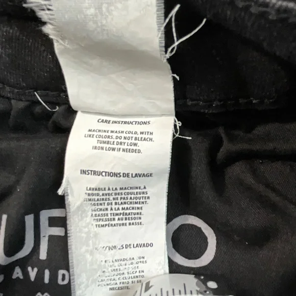 Buffalo David Bitton Max Skinny Jeans We Are Denim Black Stretch Men’s 34x32 - Picture 14 of 14